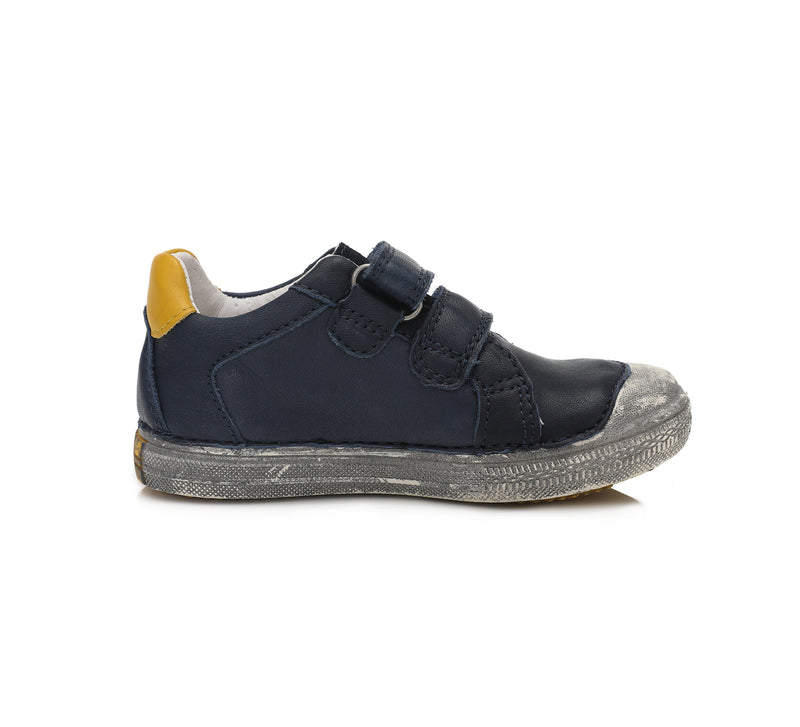 Pantofi cu scai baietei, D.D.step,bleumarin, 049-910A