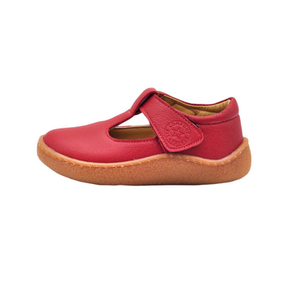 Pantofi decupati fete, Vuudy, piele naturala, comozi, rosii, CMP509