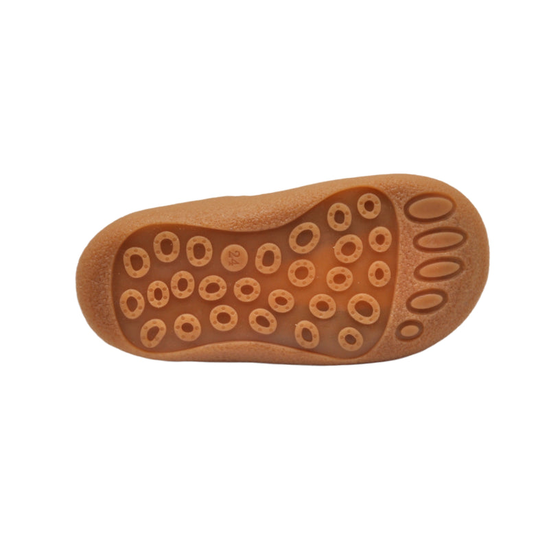 Pantofi decupati fete, Vuudy, piele naturala, comozi, crem, CMP508