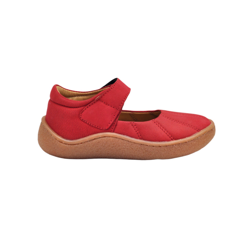 Pantofi decupati fete, Vuudy, piele naturala, comozi, rosii, CMP511