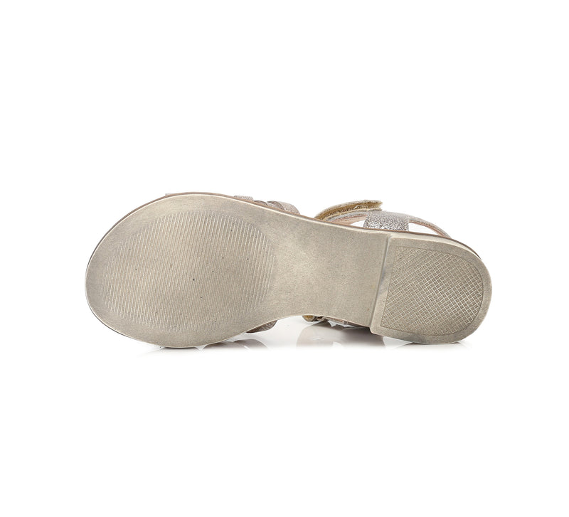 Sandale Flexibile Fetite, D.D.step, din PIele, Crem, Usoare, K356-6003A