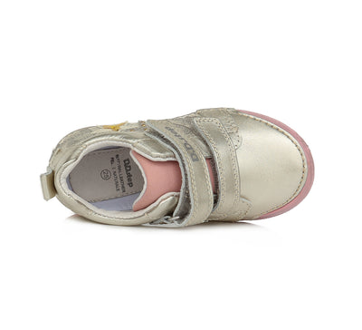 Pantofi cu scai Casual, D.D.step, din piele, argintiu, S068-672