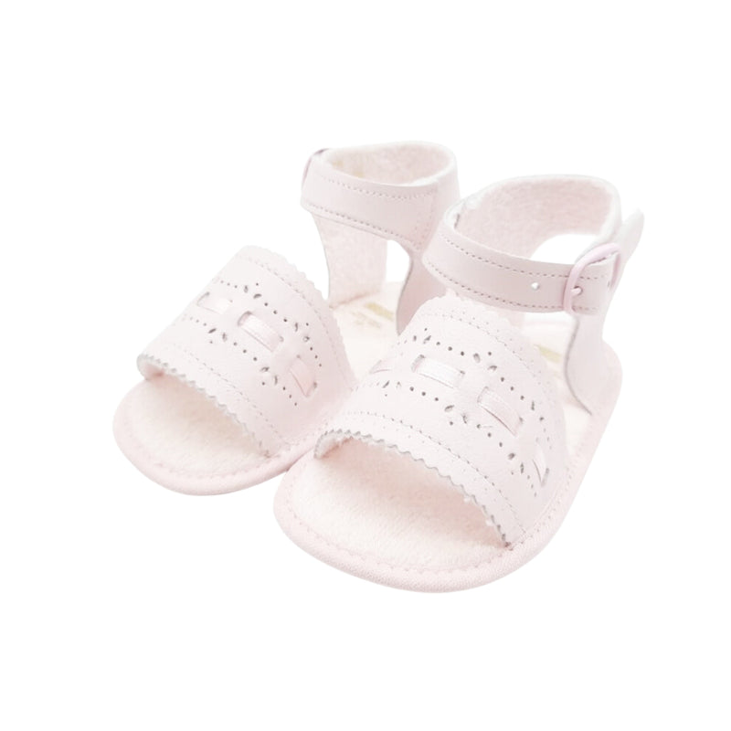 Sandale fetite cu perforatii, Cuquito, roz, 50605-004
