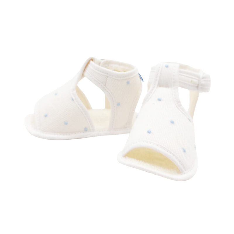 Sandale bebelusi cu bulinute bleu, Cuquito, usoare, 50685-003
