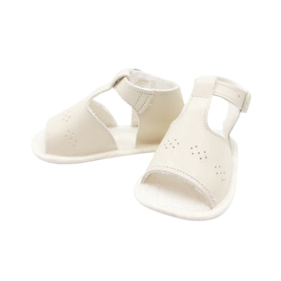 Sandale bebelusi din piele, Cuquito, usoare, crem, 50608-011