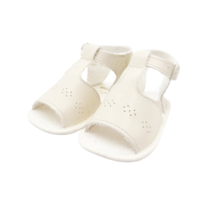 Sandale bebelusi din piele, Cuquito, usoare, crem, 50608-011
