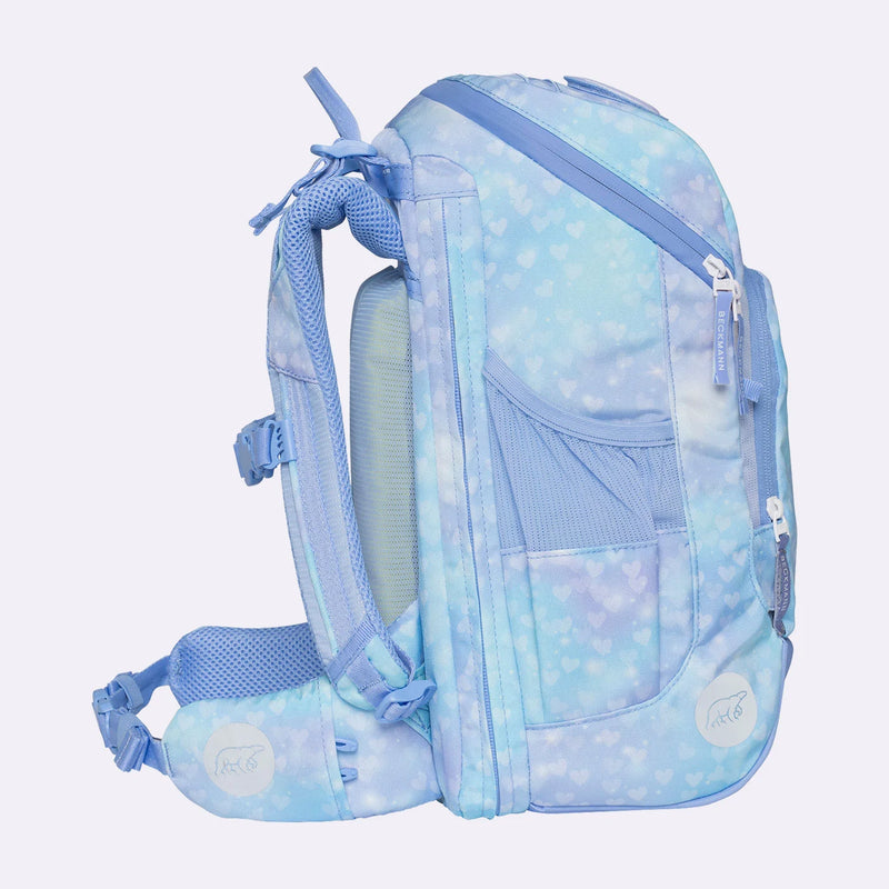 Ghiozdan, rucsac ergonomic cu perna de aer, Active Air FLX, Unicorn Princess Ice Blue