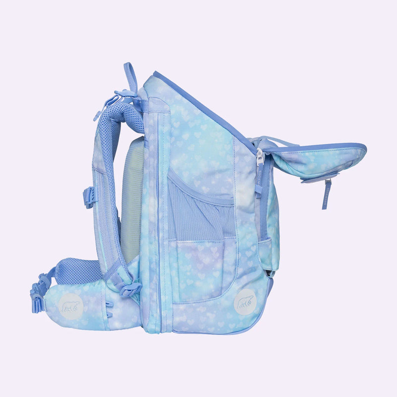 Ghiozdan, rucsac ergonomic cu perna de aer, Active Air FLX, Unicorn Princess Ice Blue