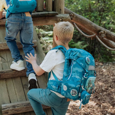 Ghiozdan, rucsac ergonomic pentru școală, Clasic, Jungle Game