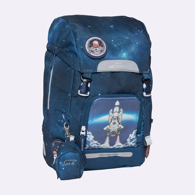 Ghiozdan, rucsac ergonomic pentru școală, Clasic Maxi, Space Mission