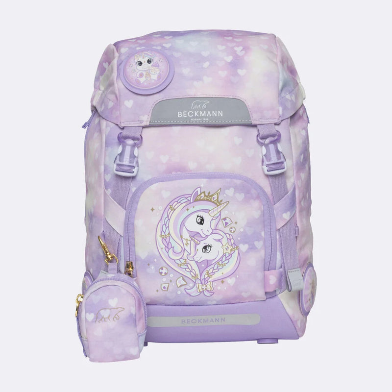 Ghiozdan, rucsac ergonomic pentru școală, Clasic, Unicorn Princess Purple