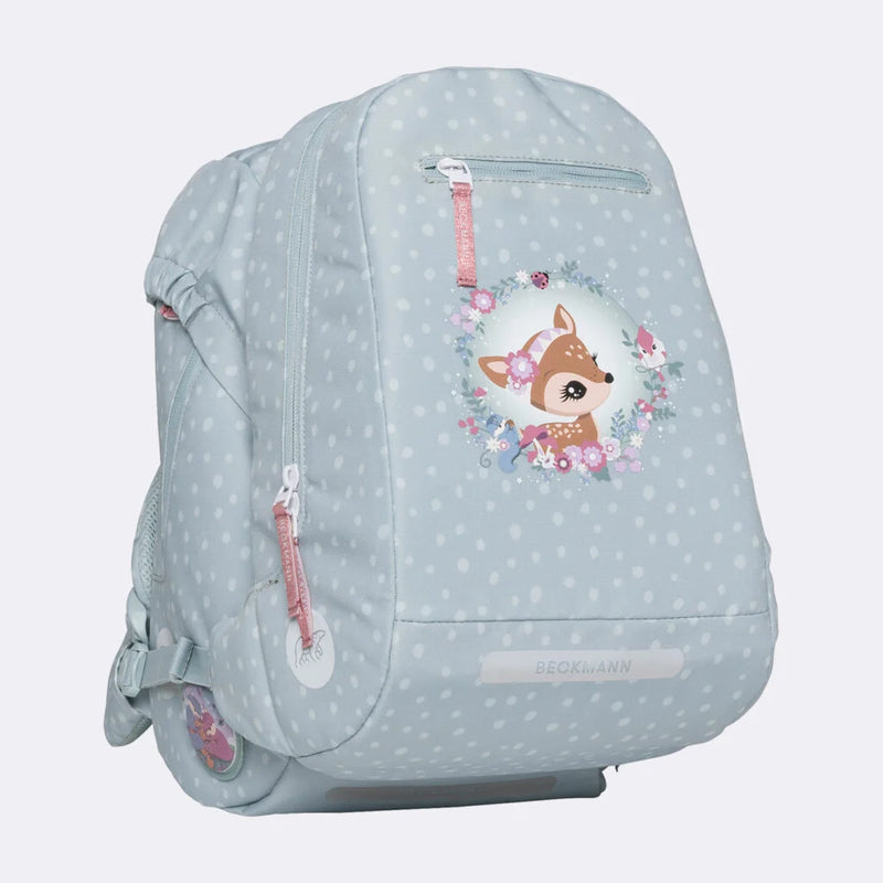 Ghiozdan, rucsac ergonomic, set clasic 6 piese, Forest Deer Dusty Mint