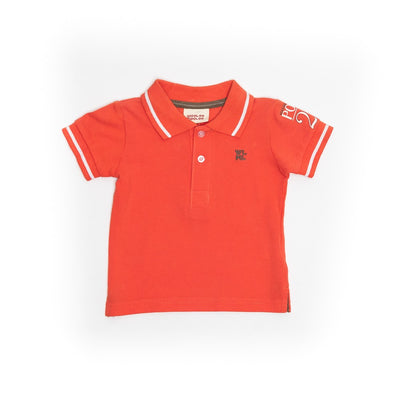 Tricou tip polo copii, Wooloo Mooloo, portocaliu, 52130-2 - 4Kids Romania