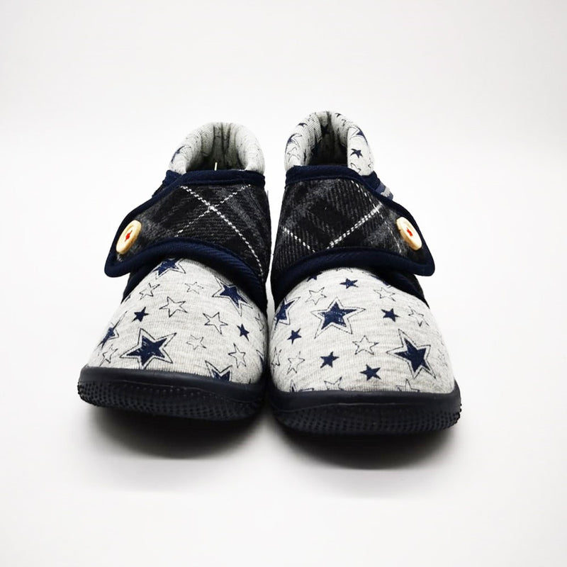 Pantofi interior cu stele copii, Beppi, flexibili, 2158513 - 4Kids Romania