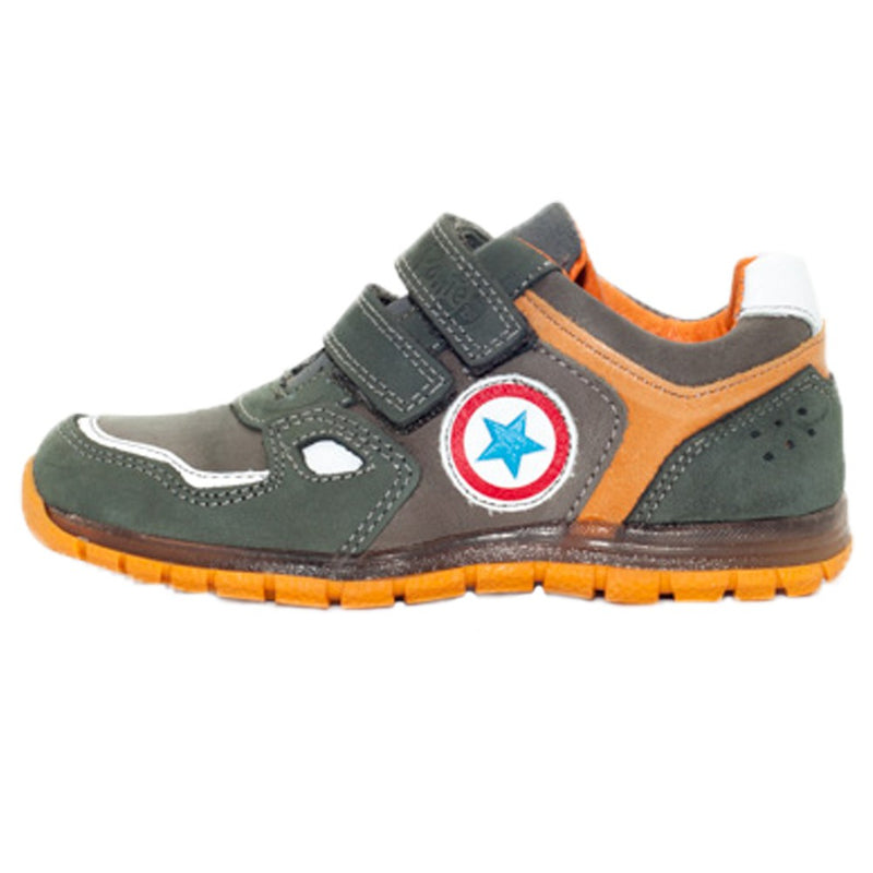 Pantofi sport din piele baieti, Ponte 20, verzi, DA07-1-704A - 4Kids Romania
