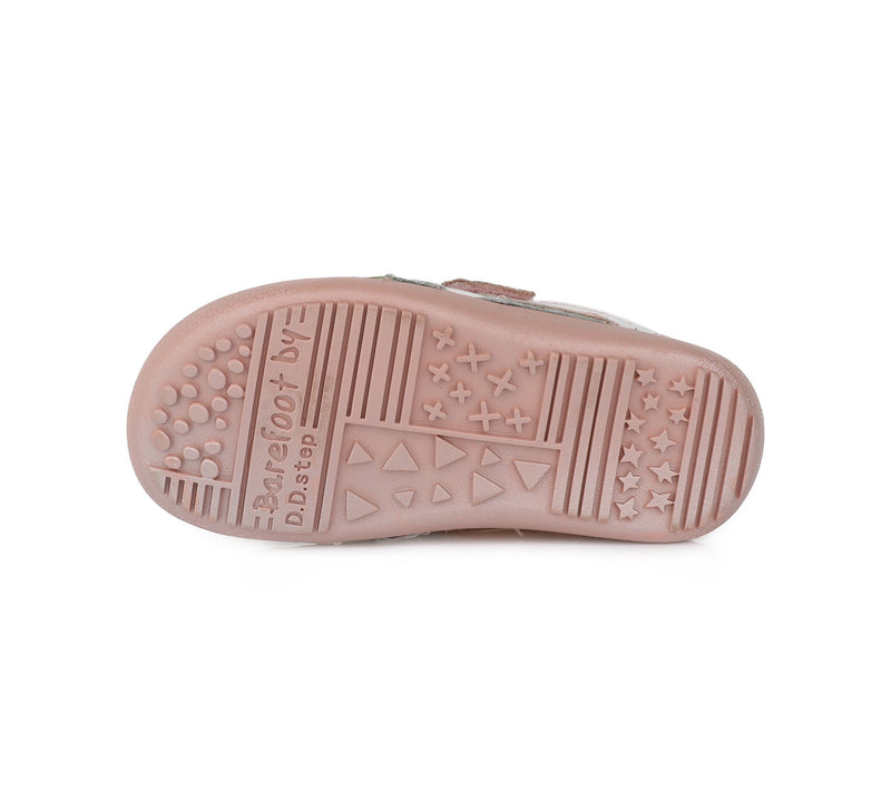Pantofi cu fundita, D.D.step, din piele, 063-254 - 4Kids Romania
