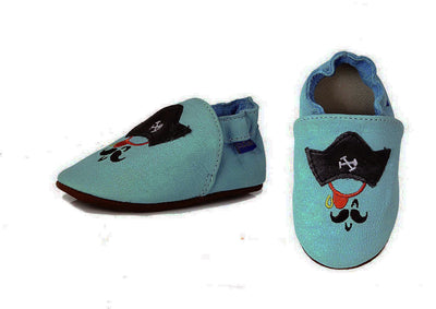 Botosei bebelusi cu model de pirat, D.D.step, albastri, K1596-3 - 4Kids Romania