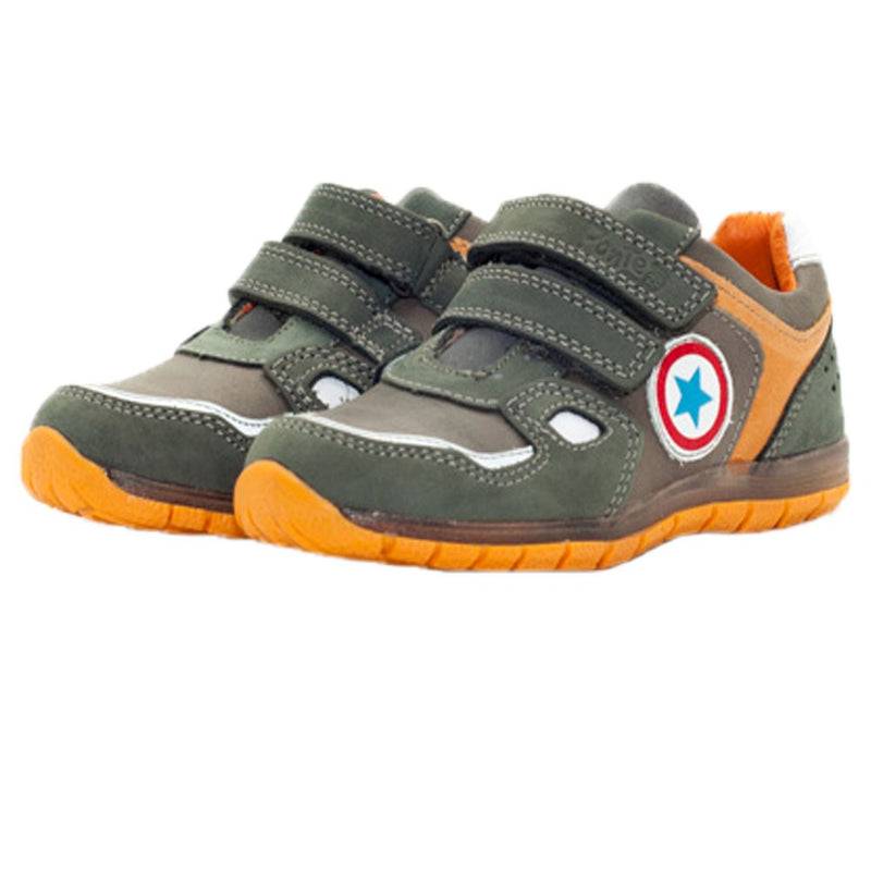Pantofi sport din piele baieti, Ponte 20, verzi, DA07-1-704A - 4Kids Romania