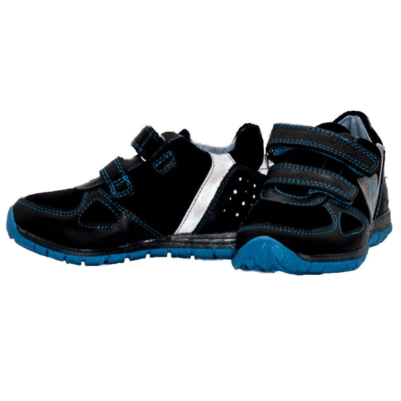 Pantofi sport din piele baieti, Ponte 20, negri, DA07-1-706A - 4Kids Romania