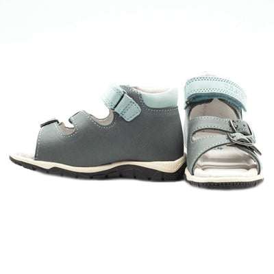 Sandalute cu Talpa Flexibila, D.D.step, pentru Baieti, Gri, K330-19A - 4Kids Romania