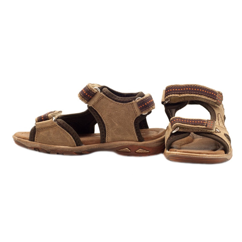 Sandale pentru Baieti, D.D.step, din Piele, Flexibile, Maro, AC290-48 - 4Kids Romania