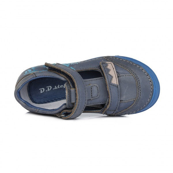 Pantofiori flexibili, D.D.step, Dino, albastri, 040-436 - 4Kids Romania