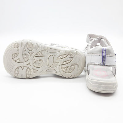 Sandale din Piele cu Scai, D.D.step, pentru Fetite, Albe, C290-7019D - 4Kids Romania