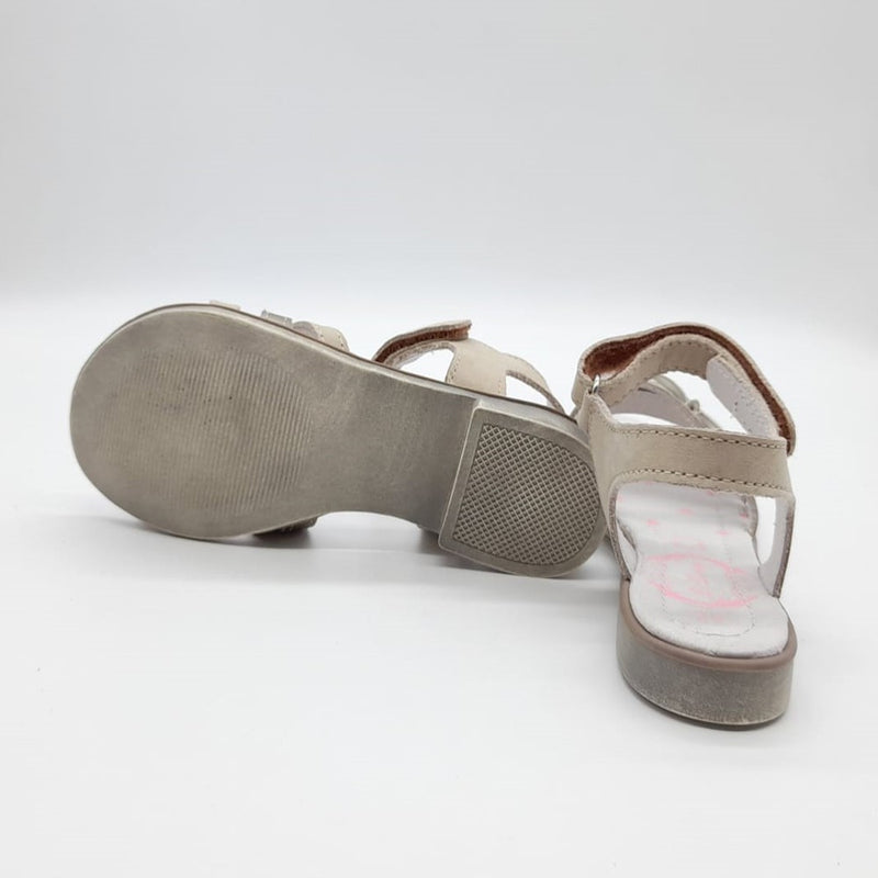 Sandale din Piele, DD Step, pentru Fete, cu Scai, Maro, K356-6000B - 4Kids Romania