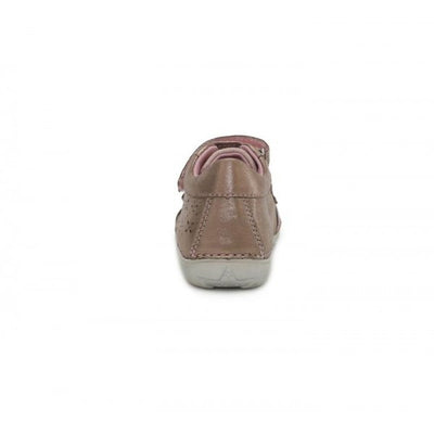 Pantofi fete, D.D.step, cu perforatii, crem, 046-617B - 4Kids Romania