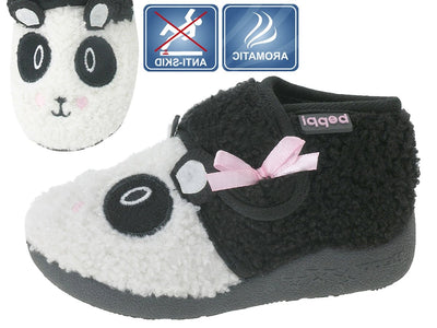 Pantofi interior cu aspect pufos fete, Beppi, Panda, 2174360 - 4Kids Romania