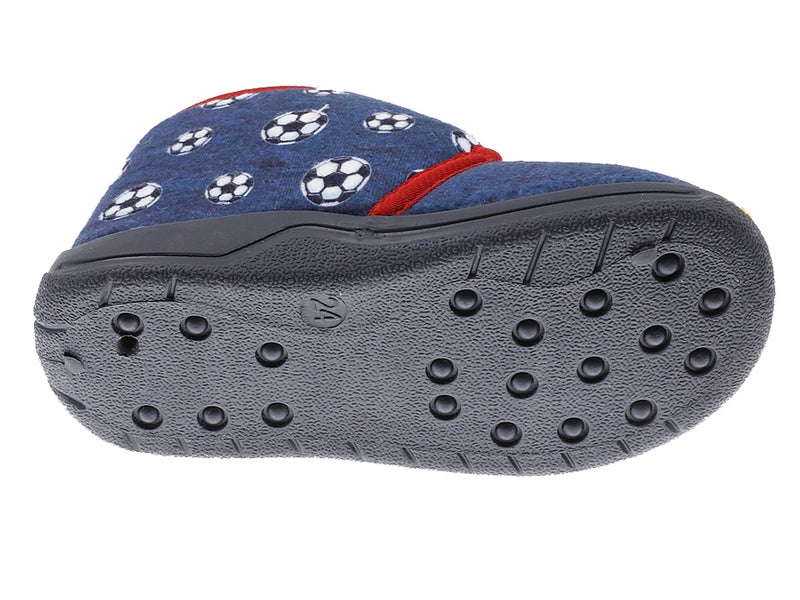Pantofi de interior cu scai baieti, Beppi, Football, 2186541 - 4Kids Romania