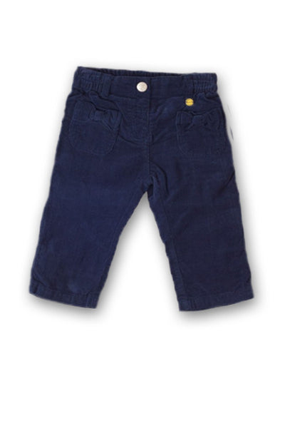 Pantaloni lungi bebelusi, Wooloo Mooloo, albastri, 31632 - 4Kids Romania