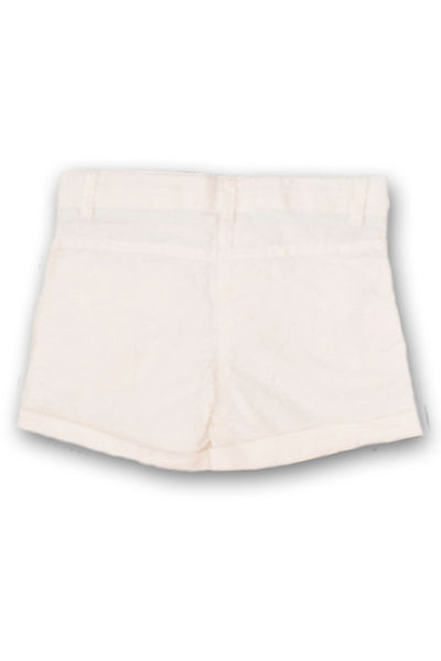 Pantaloni scurti fetite, Bimbalina, albi, 11422 - 4Kids Romania