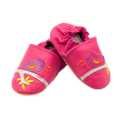 Botosei bebelusi din piele, D.D.step, elastici, roz, K1596-17B - 4Kids Romania