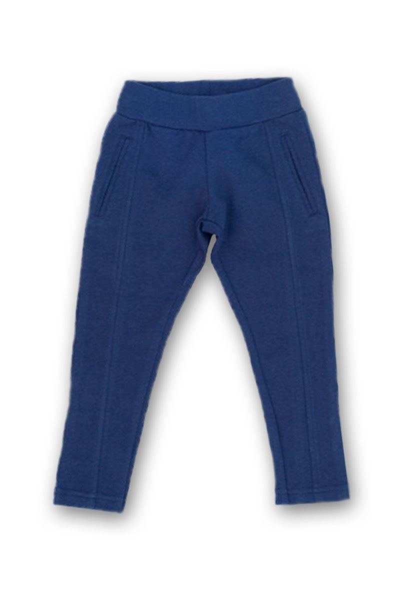 Pantaloni lungi elastici, Bimbalina, fetite, albastri, 31832-1 - 4Kids Romania