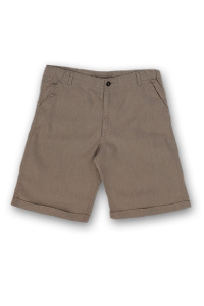Pantaloni scurti din in copii, Wooloo Mooloo, maro, 21342-3 - 4Kids Romania