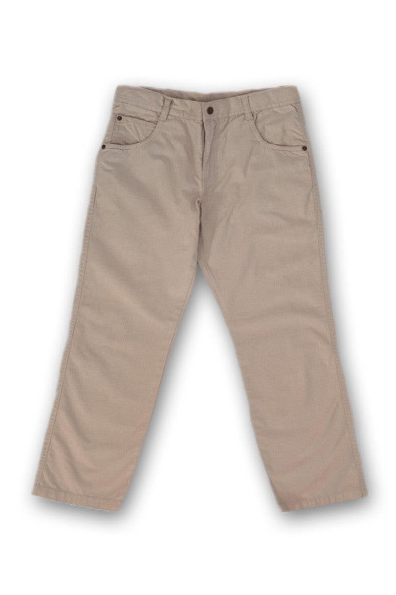 Pantaloni lungi baieti, Wooloo Mooloo, crem, 52332-3 - 4Kids Romania