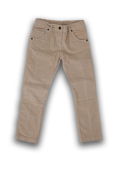 Pantaloni din bumbac, Bimbalina, crem, 20832-2 - 4Kids Romania