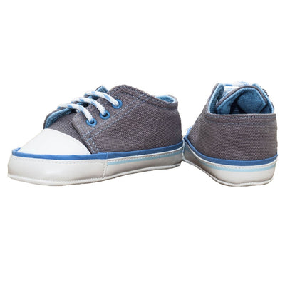 Pantofi gri cu bleu - 1387 - 4Kids Romania