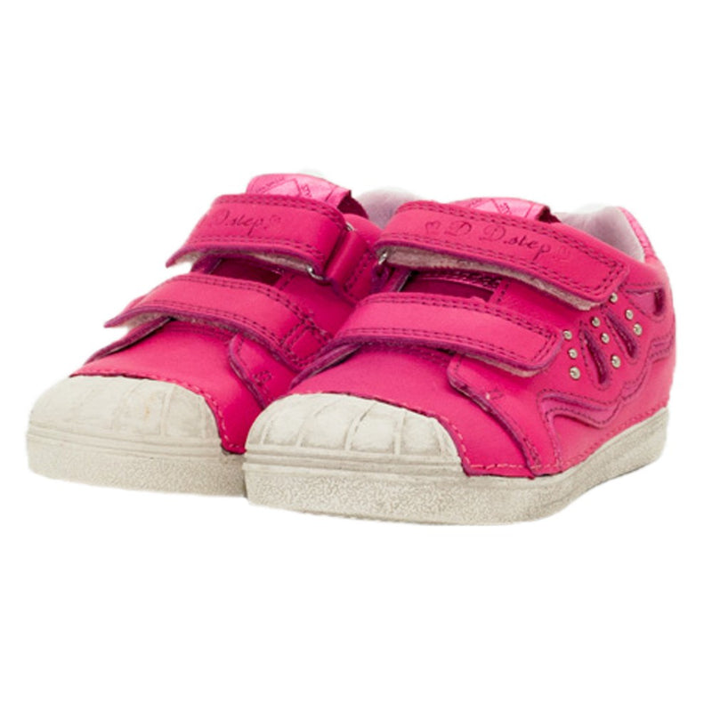 Pantofi tip tenisi, D.D.step, cu scai si model, roz, 043-505 - 4Kids Romania