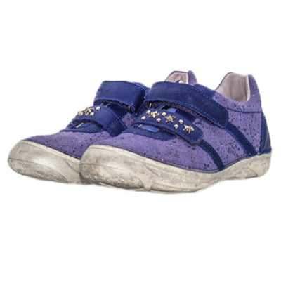 Pantofi fete, D.D.step, din piele, mov, 046-604B - 4Kids Romania