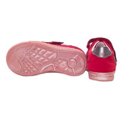 Pantofi din piele intoarsa, Butterflies, roz, 040-404A - 4Kids Romania