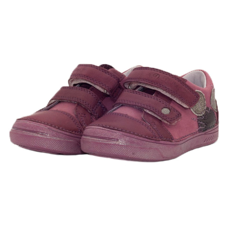 Pantofi din piele intoarsa, D.D.step, mov, 040-403B - 4Kids Romania