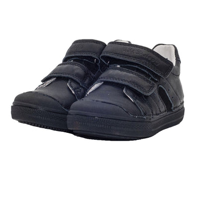 Pantofiori cu scai fete, D.D.step, negri, 049-904C - 4Kids Romania