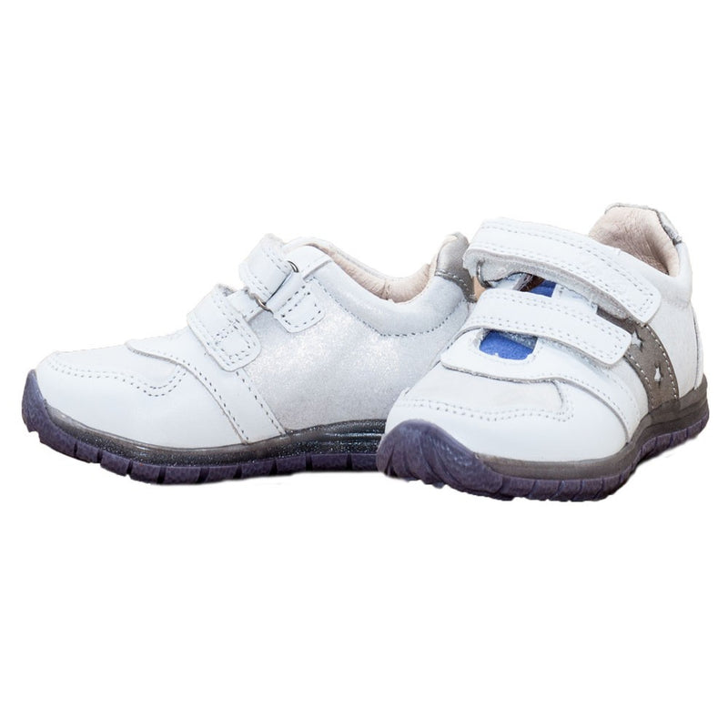 Pantofi sport cu scai fete, Ponte 20, albi, DA07-1-708C - 4Kids Romania