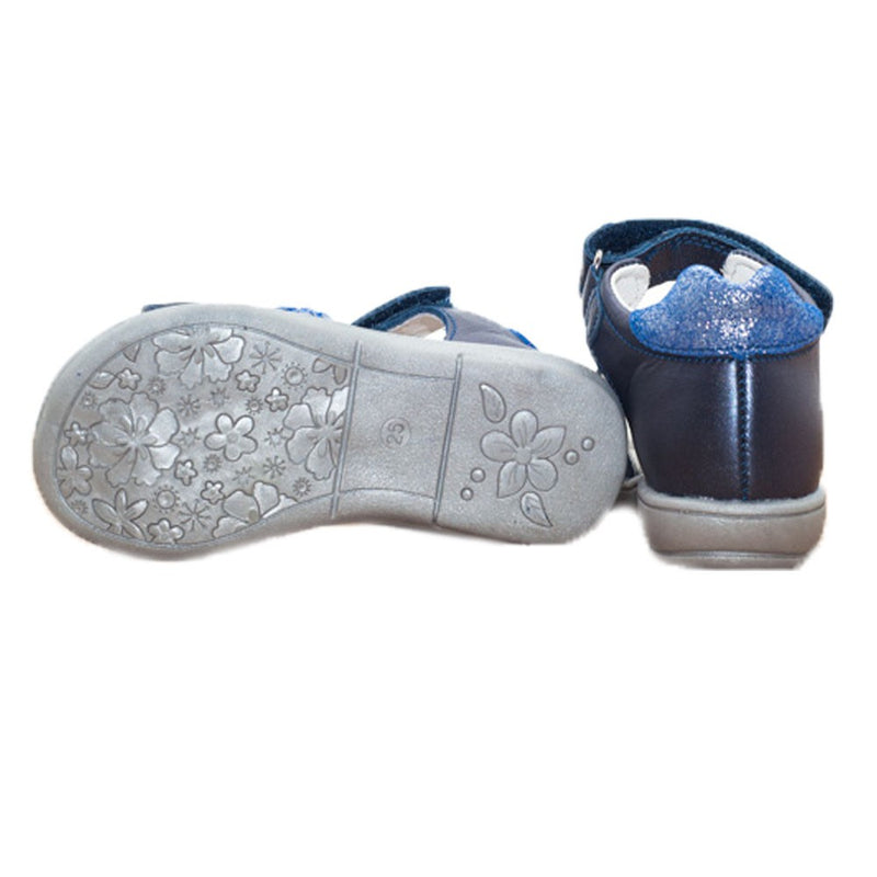 Sandale cu Scai, D.D.step, Star, Fetite, din Piele, Albastre, K03-3005B - 4Kids Romania