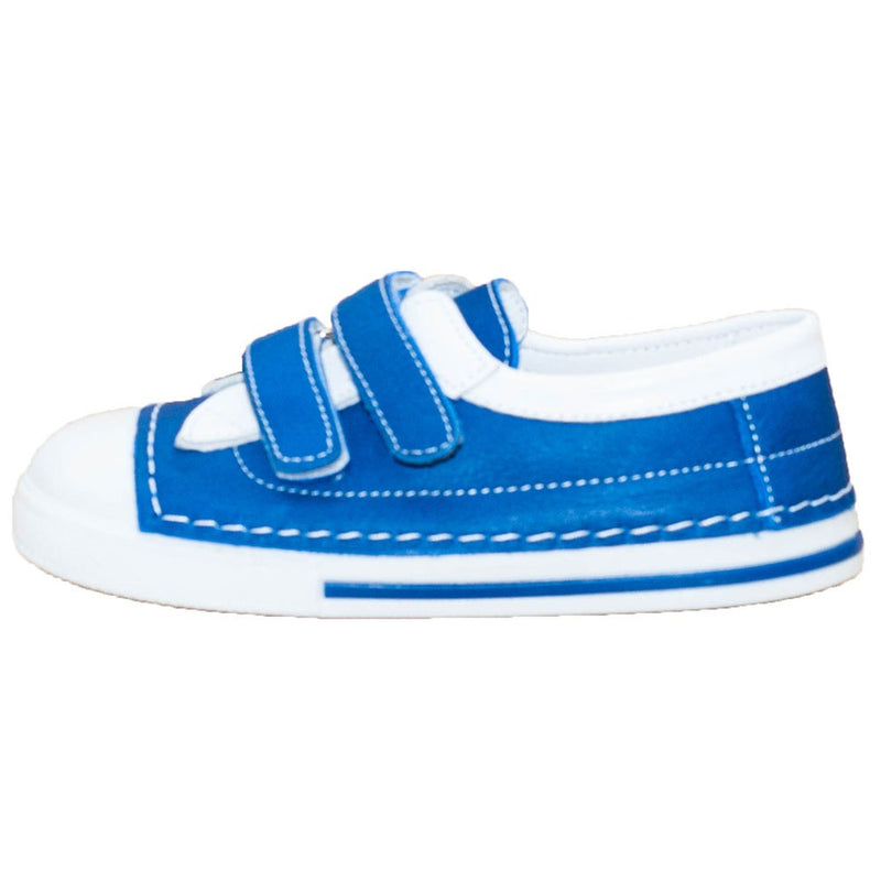 Pantofiori stil tenisi, 4Kids, usori, albastri, 051 - 4Kids Romania