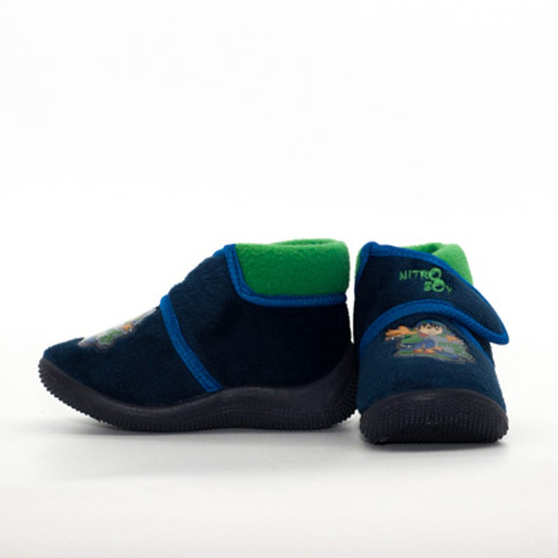 Pantofi interior baieti, Beppi, Nitro Boy, bleumarin, 2144470 - 4Kids Romania