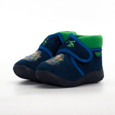 Pantofi interior baieti, Beppi, Nitro Boy, bleumarin, 2144470 - 4Kids Romania