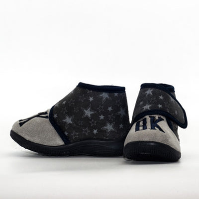Pantofi interior cu stele baieti, Beppi, din textil, 2158543 - 4Kids Romania